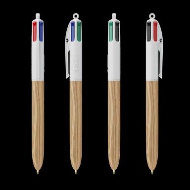 4 kleuren Bic: Wood