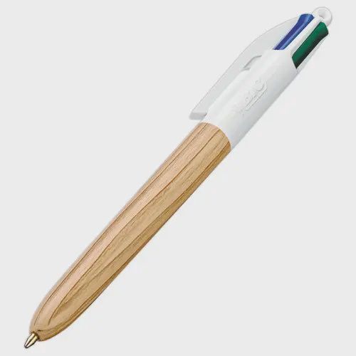 4 kleuren Bic: Wood