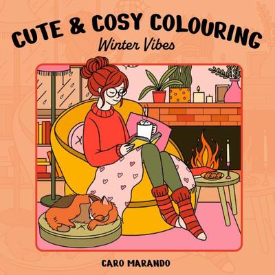 Winter vibes cosy colouring