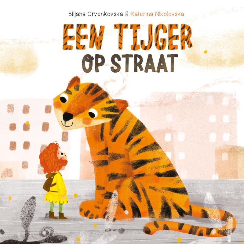 Een tijger op straat