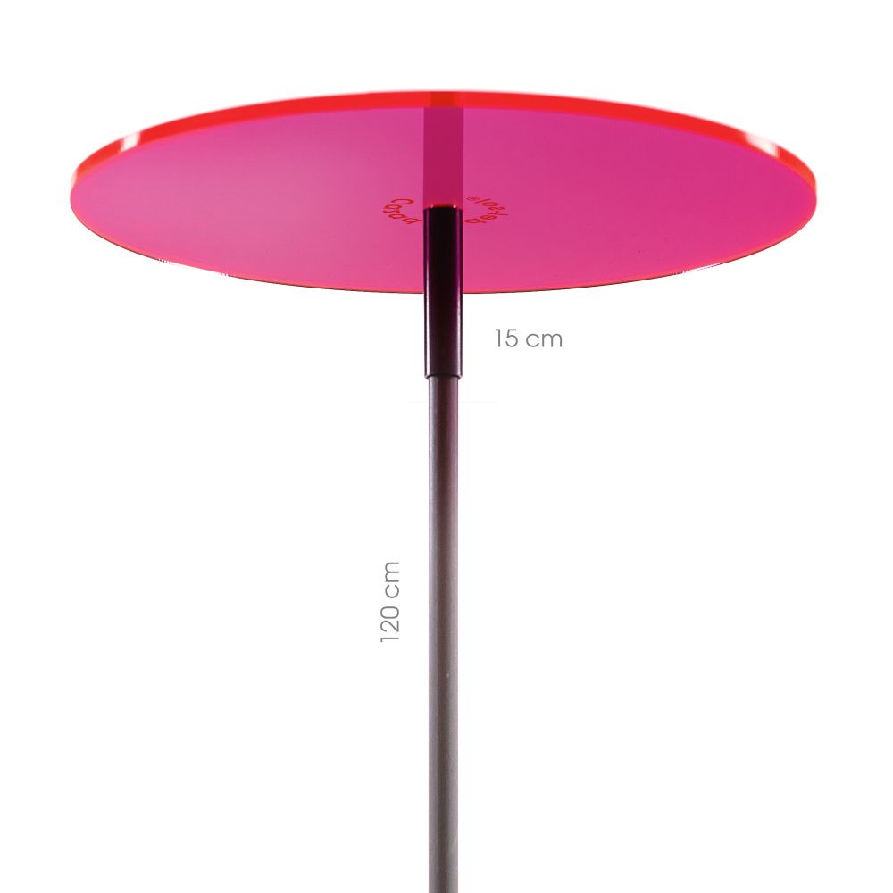 Zonneschijf medio Rood