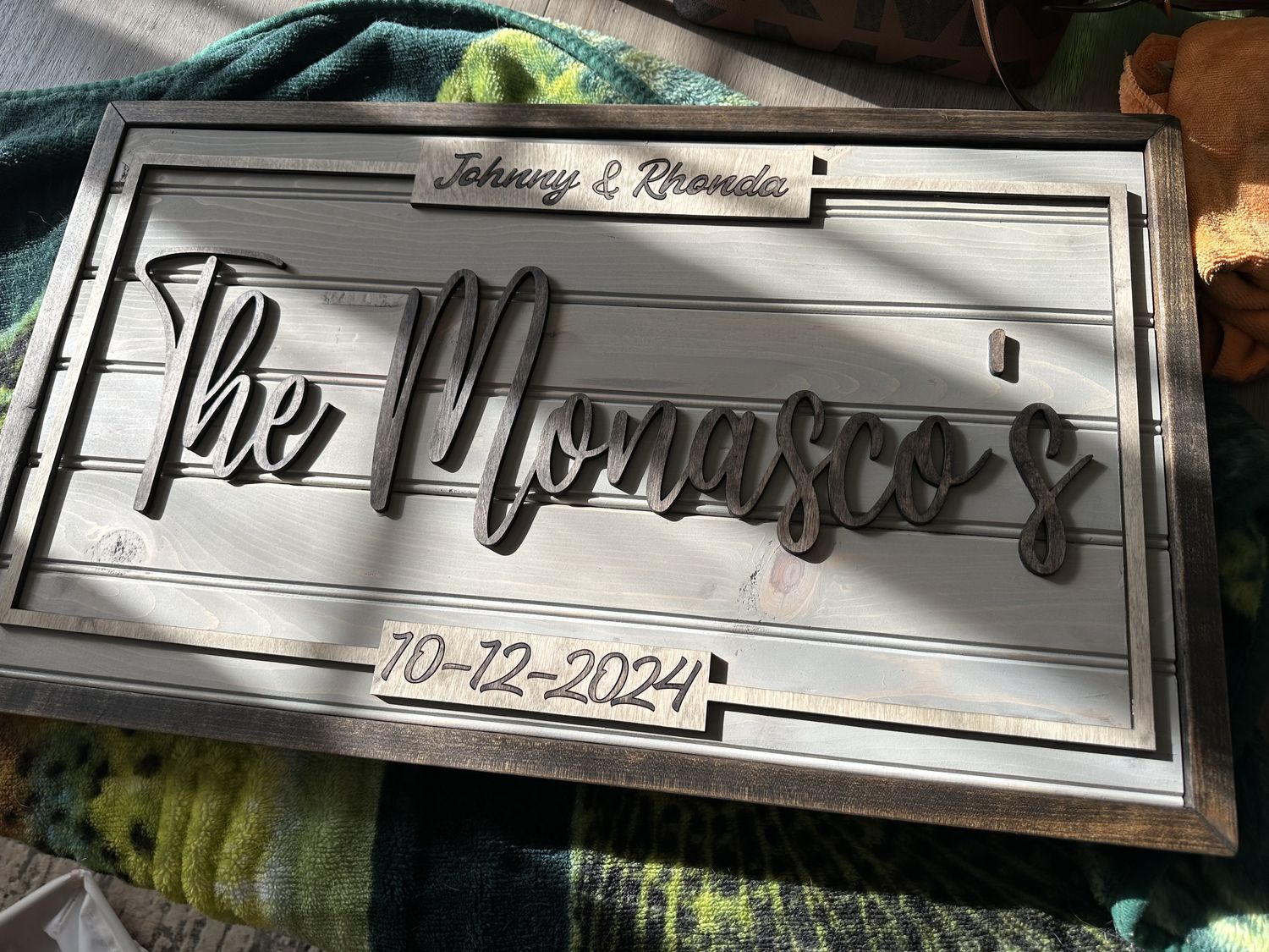 Custom Design Sign Sentimental Theme