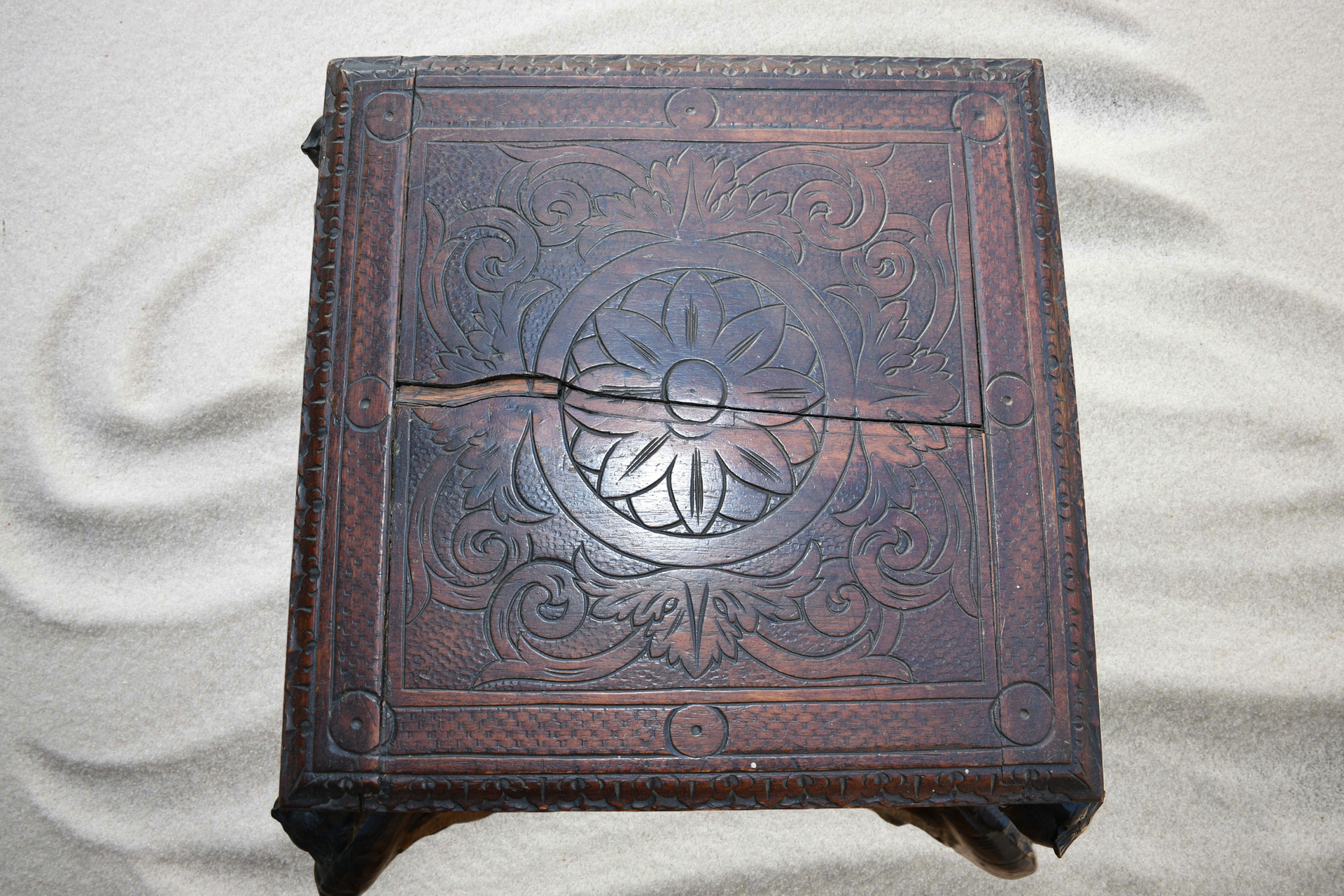 Antique French End Table Nightstand