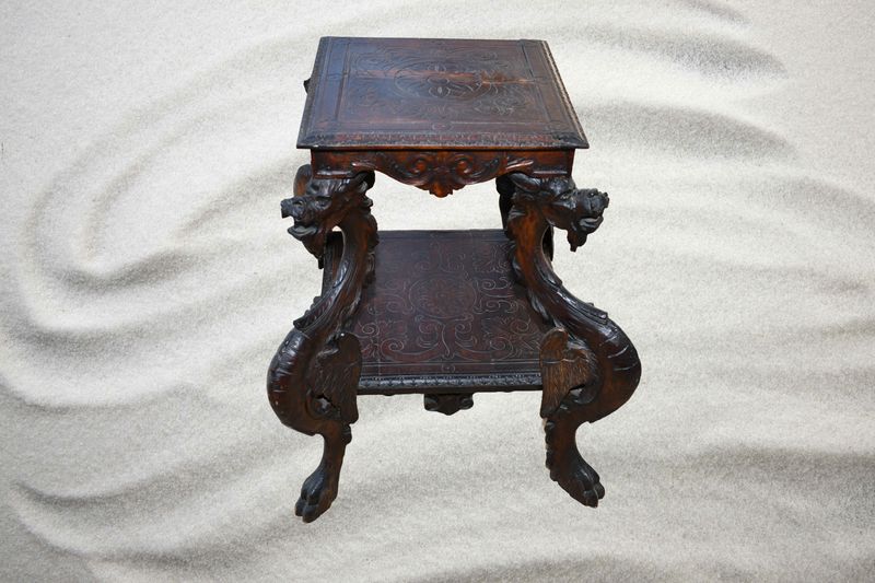 Antique French End Table Nightstand