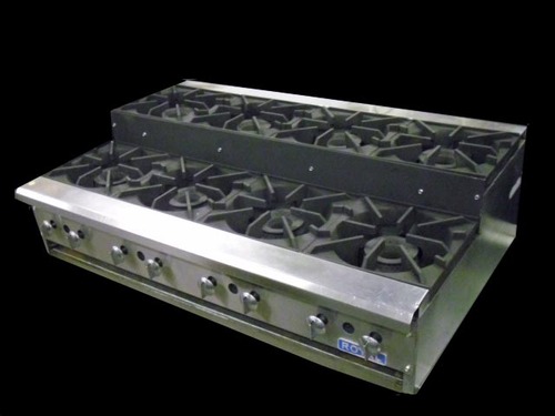 Royal Range 8 Burner 48 Inch Step Up Gas Hot Plate