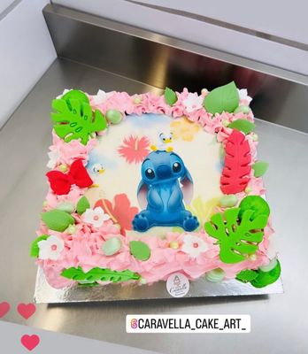 Kinder Torte mit Bildaufleger Mädchen