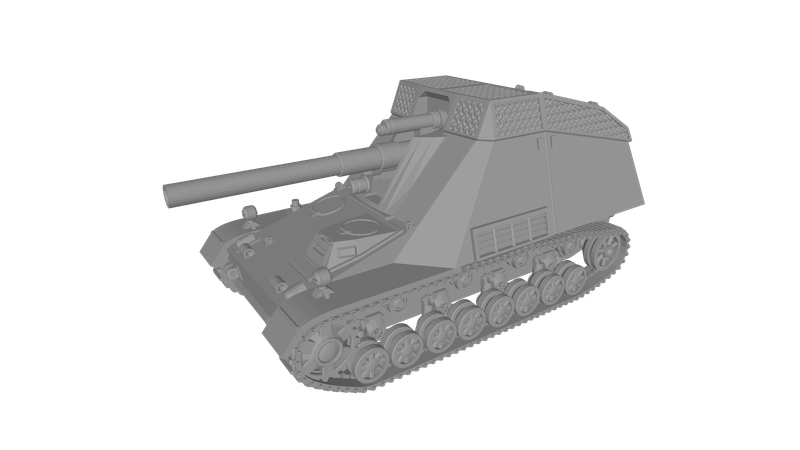 Sd.Kfz. 165 Panzerhaubitze Hummel WW2 Bausatz 3D Druck 1:87 - 1:35