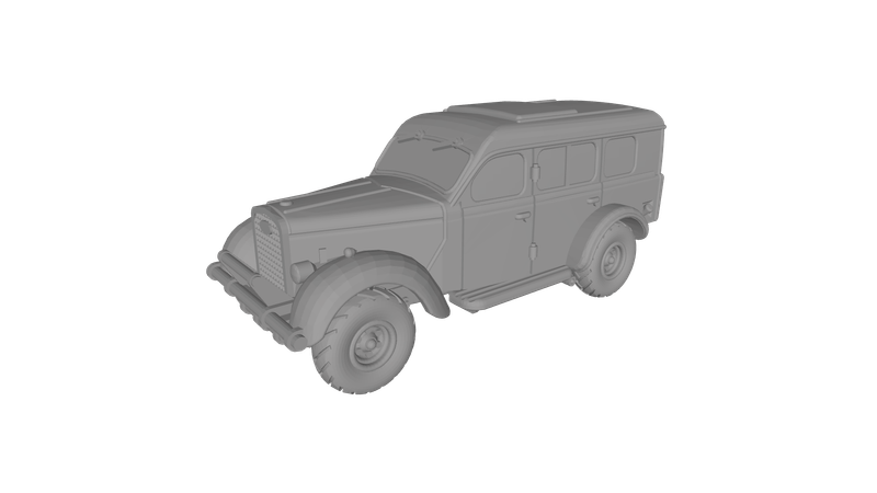 Ford WOA2 Staff Car USA WW2 Bausatz 3D Druck 1:87 - 1:35