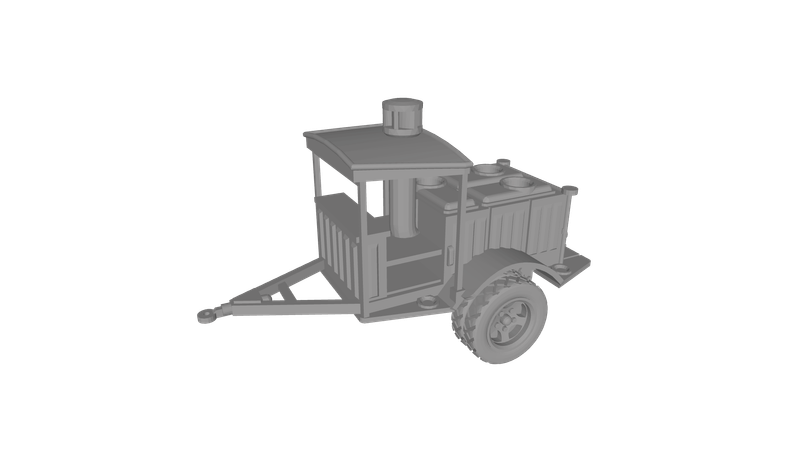 Feldküche KP 3-37 USSR WW2 Bausatz 3D Druck 1:87 - 1:35