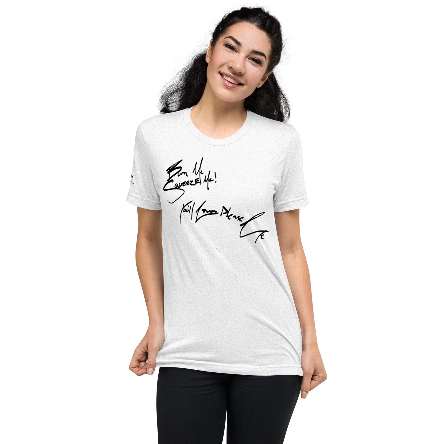 burn white unisex short sleeve 2