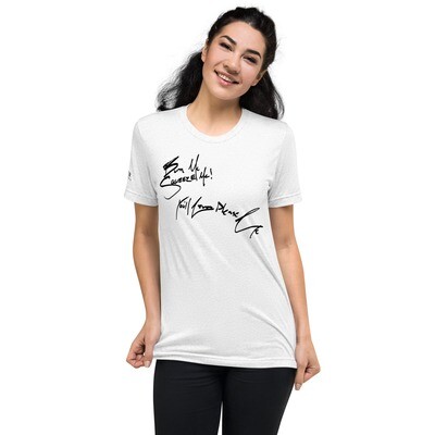 burn white unisex short sleeve 2