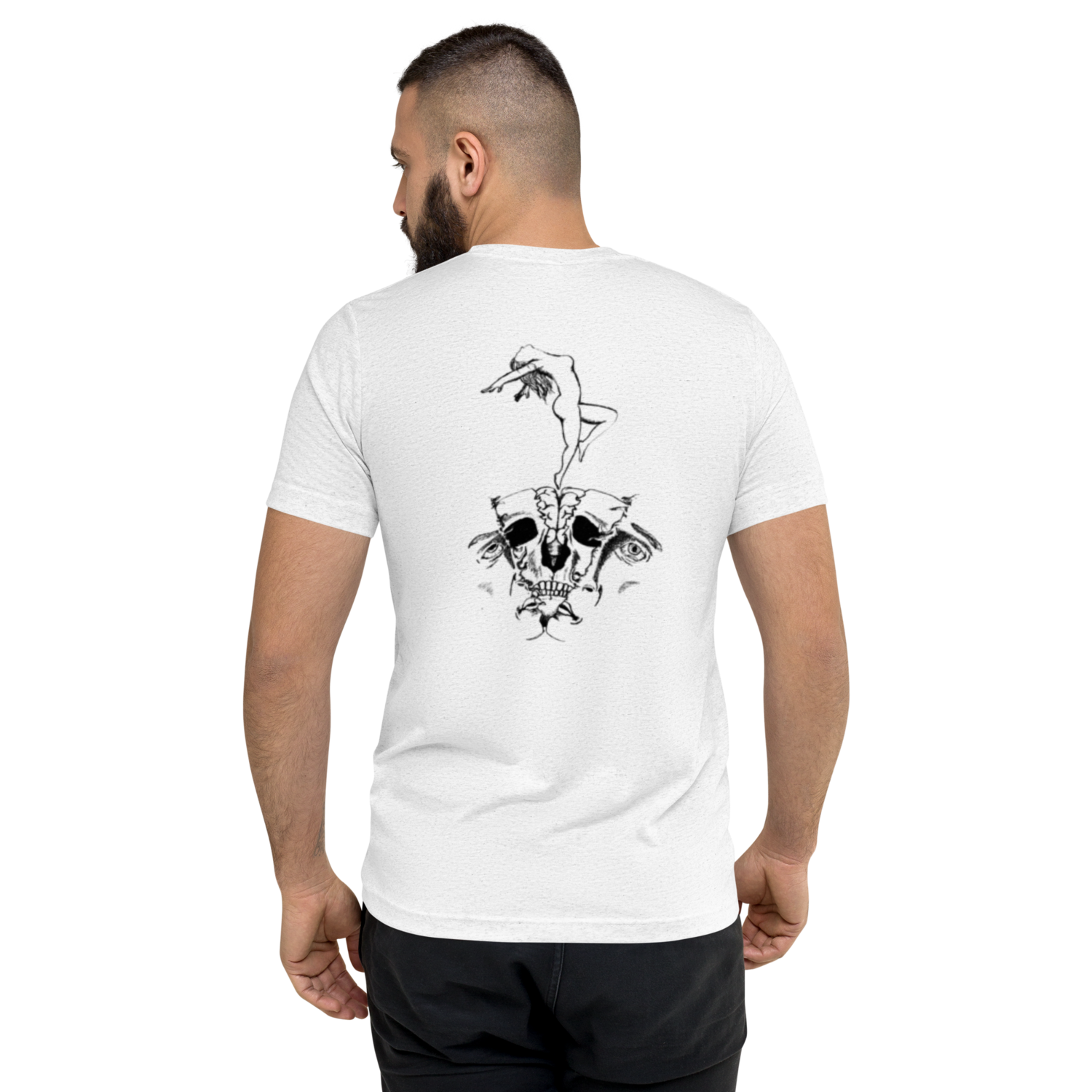 brain dance white unisex short sleeve