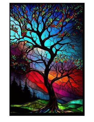 Trees Stained Glass #17