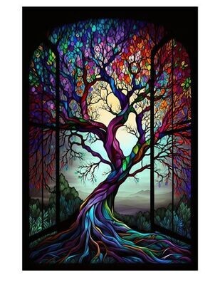Trees Stained Glass #4