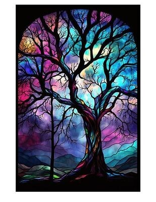 Trees Stained Glass #14