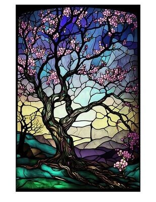 Trees Stained Glass #9
