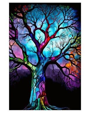 Trees Stained Glass #13