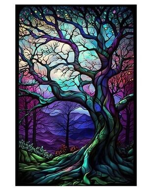 Trees Stained Glass #16