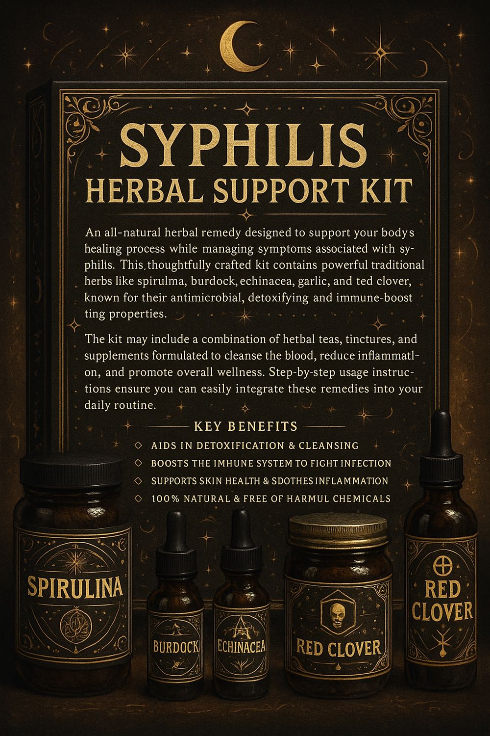 Syphilis Herbal Support Kit