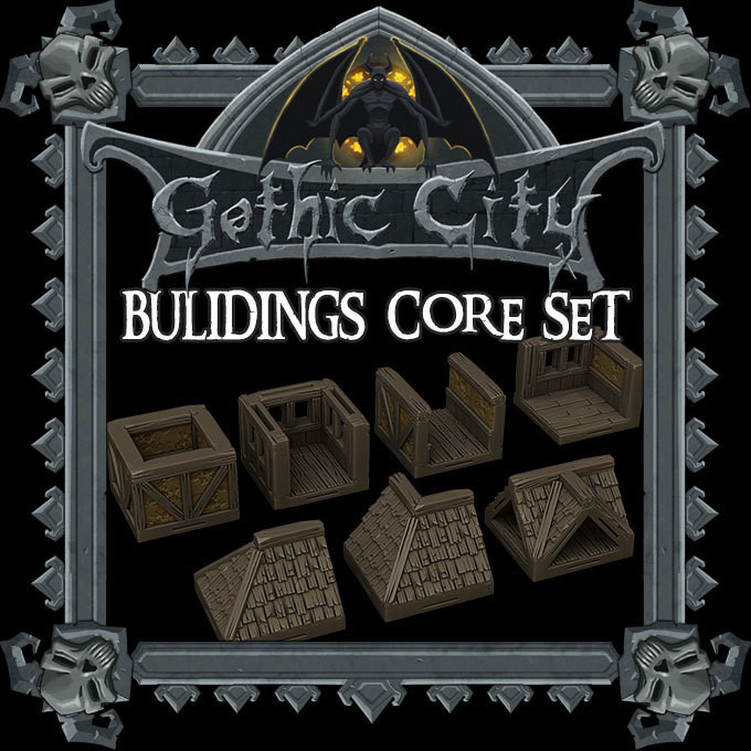 Gothic City Buildings Core