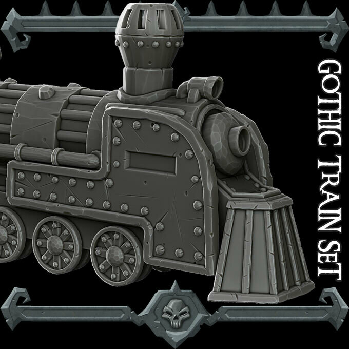 Gothic City Train Set