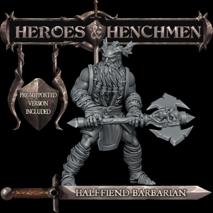 Half-Fiend Barbarian