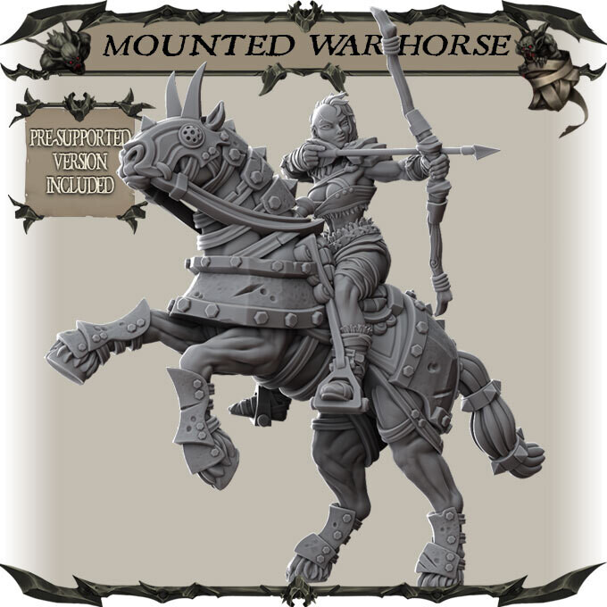 Mounted War Horse