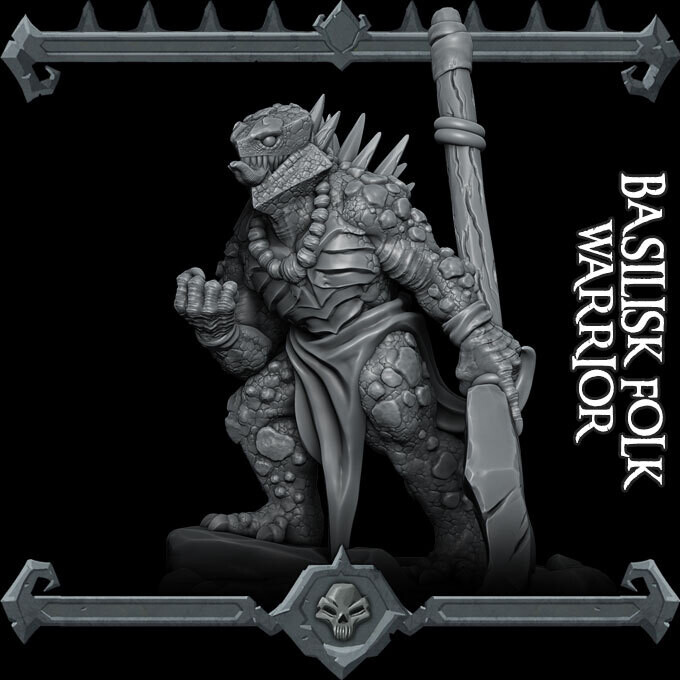 Basilisk Folk Warrior