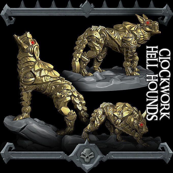 Clockwork Hellhounds