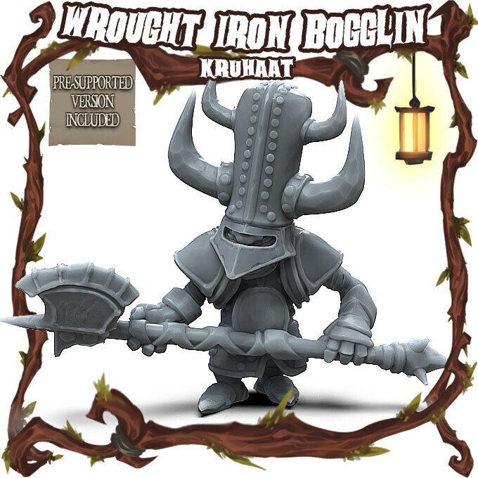 Wrought Iron Bogglin Kruhaat