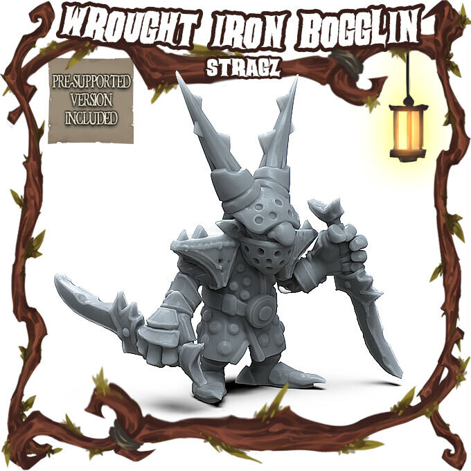 Wrought Iron Bogglin Stragz