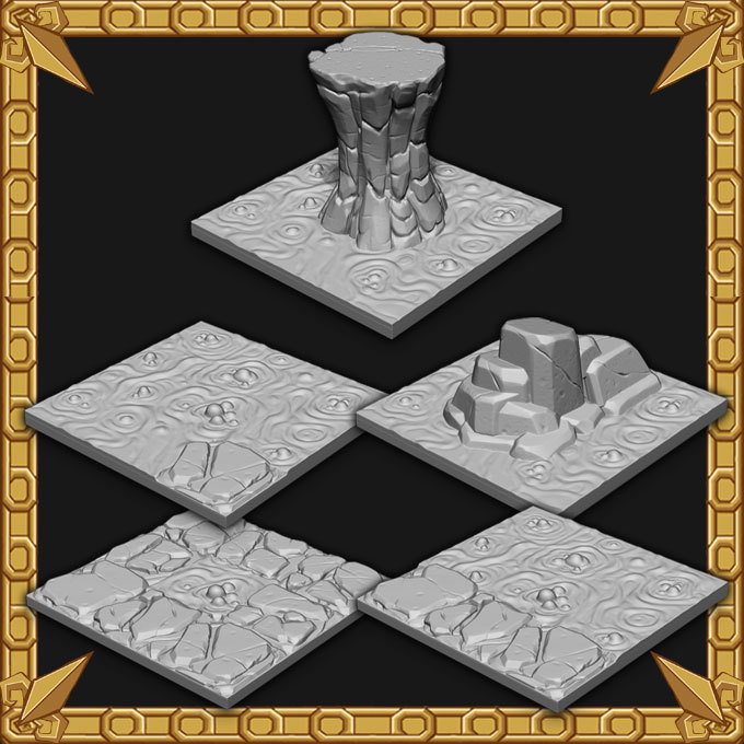 Cavern Expansion: Cavern Lava Tiles