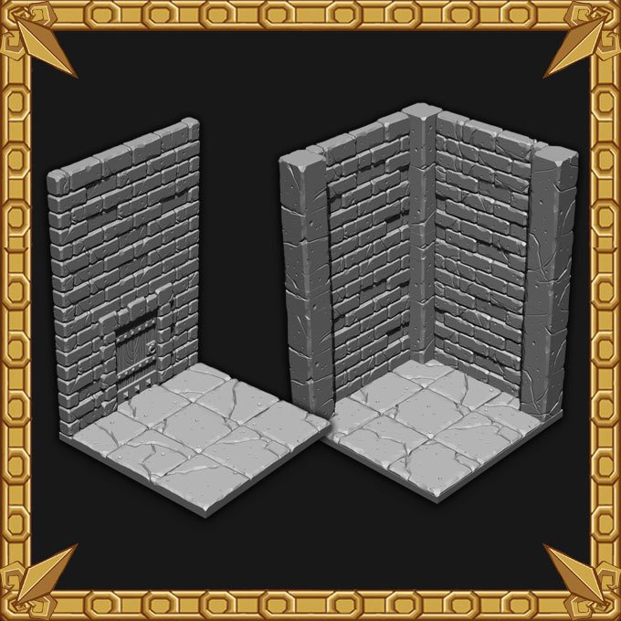 High Dungeon Walls Pack