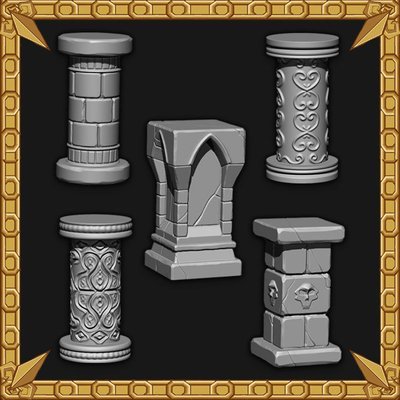 Ornate Pillar Pack