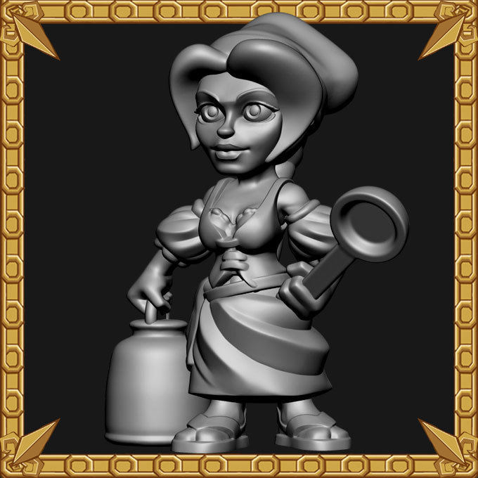 Villagers Milk Maiden