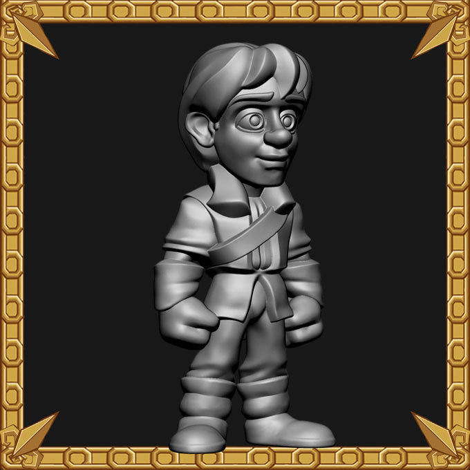 Villagers Peasant Boy
