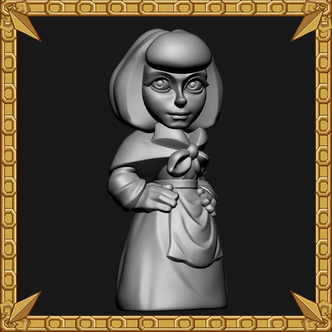 Villagers Peasant Girl