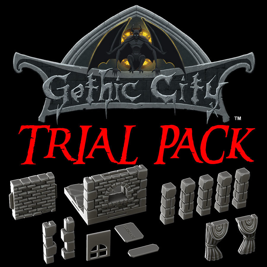 Tilescape 2.0 Gothic City Deluxe Trial Pack