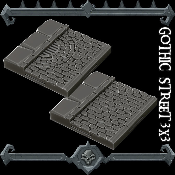 Tilescape 2.0 Gothic City Streets Sample Pack
