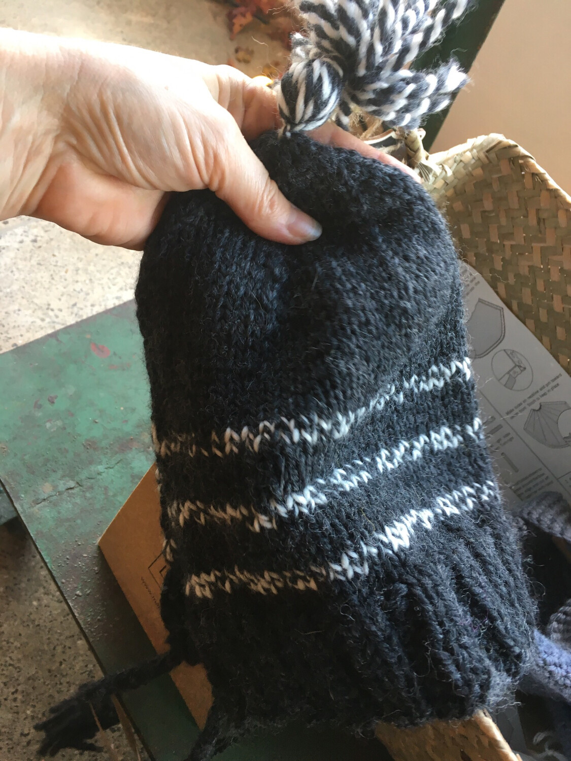 Make Give Live Beanie Adult Size Wool Hat