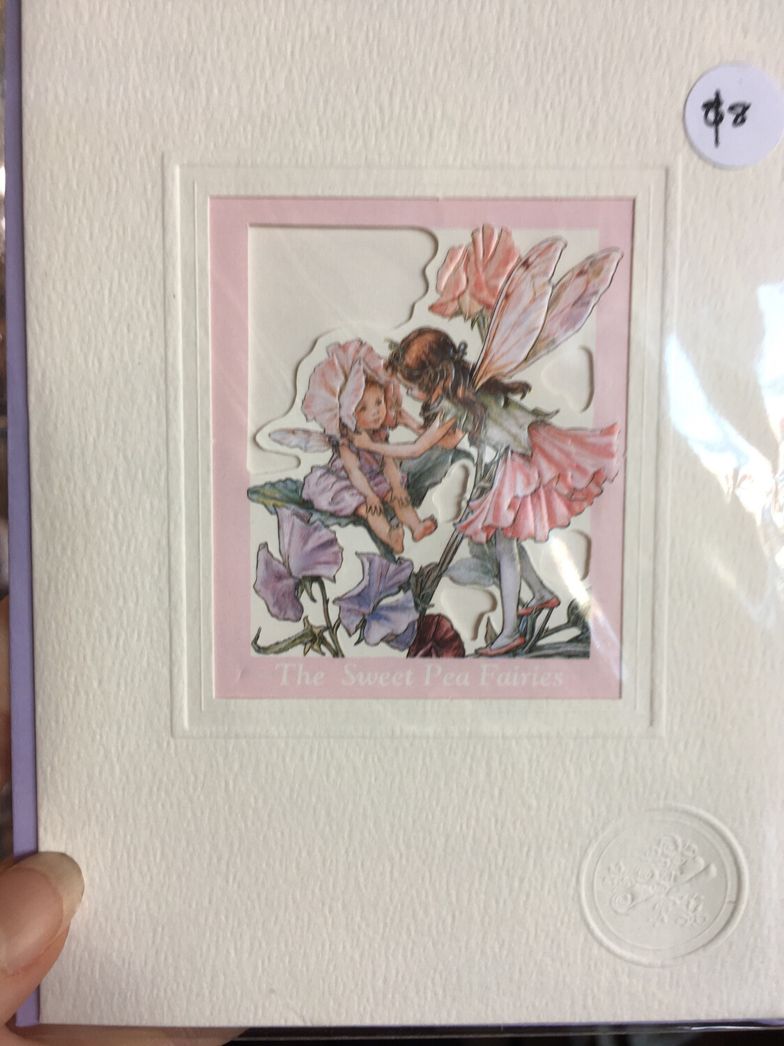 Flower Fairy Card with Swap Scrap Paper.