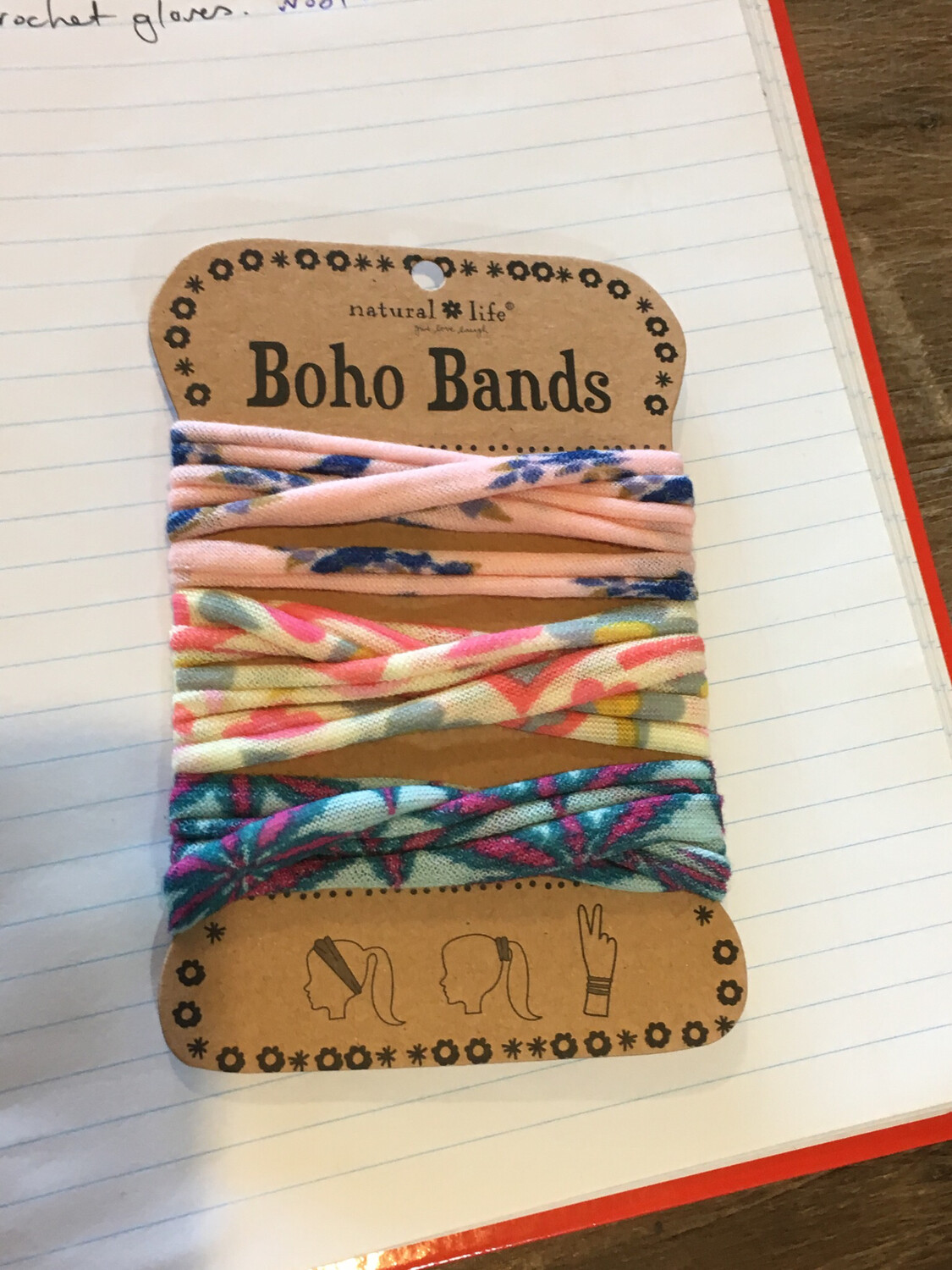 Boho Bands Hairbands Natural Life Hair Tie 