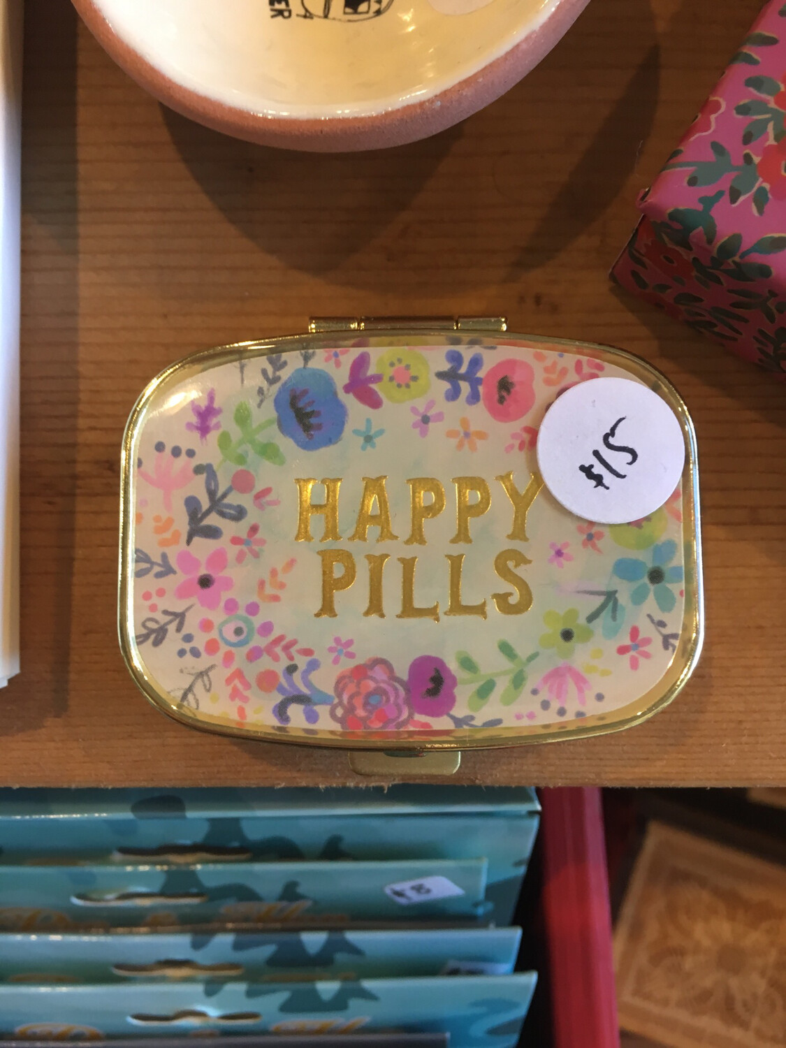 Happy Pills , Chill Pills etc Natural Life Pill Box Small 
