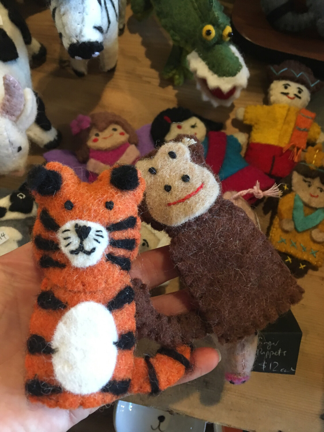 NZ Wool Felt Puppet Pashom Fair Trade