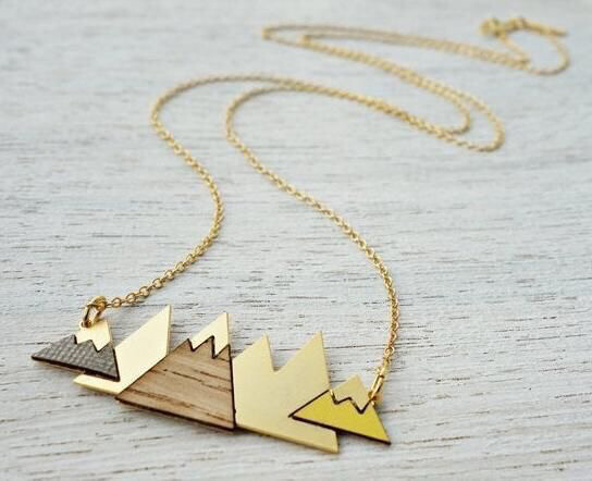Shlomit Ofir NL Row Of Mountains Necklace Various