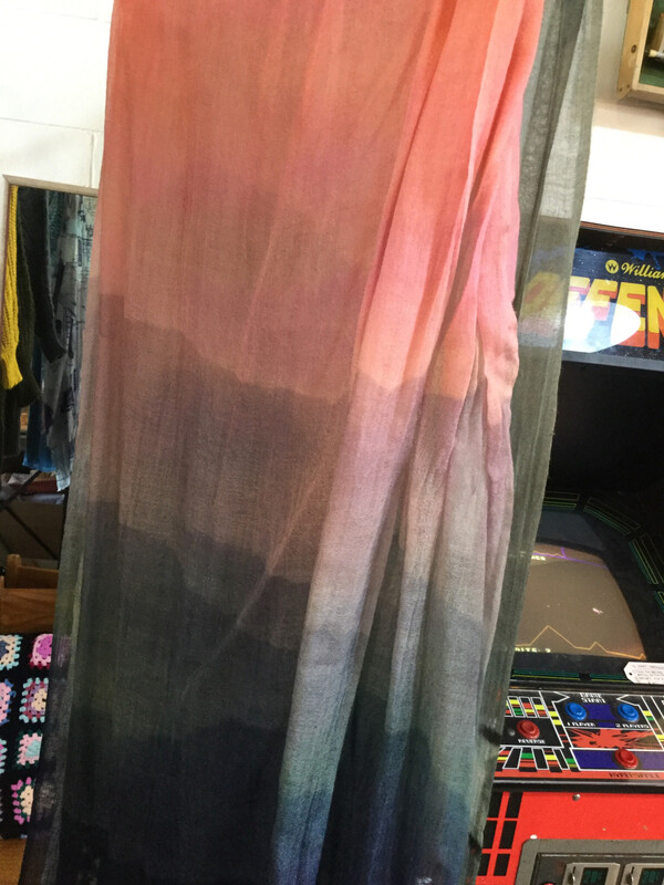 Namaskar Wearable Art Scarf -   Merino &amp; Silk