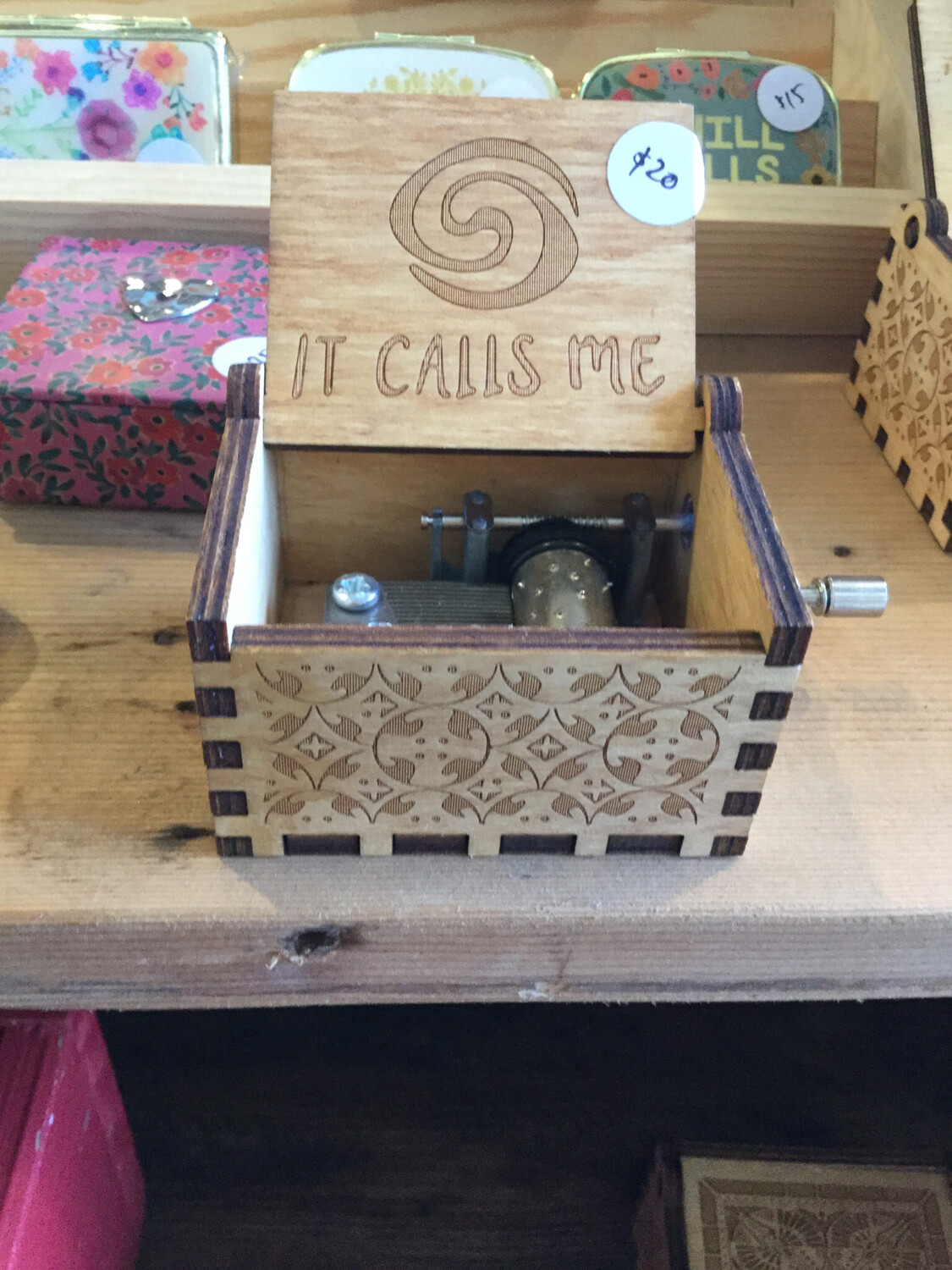 Wooden Music Box.    Various Tunes