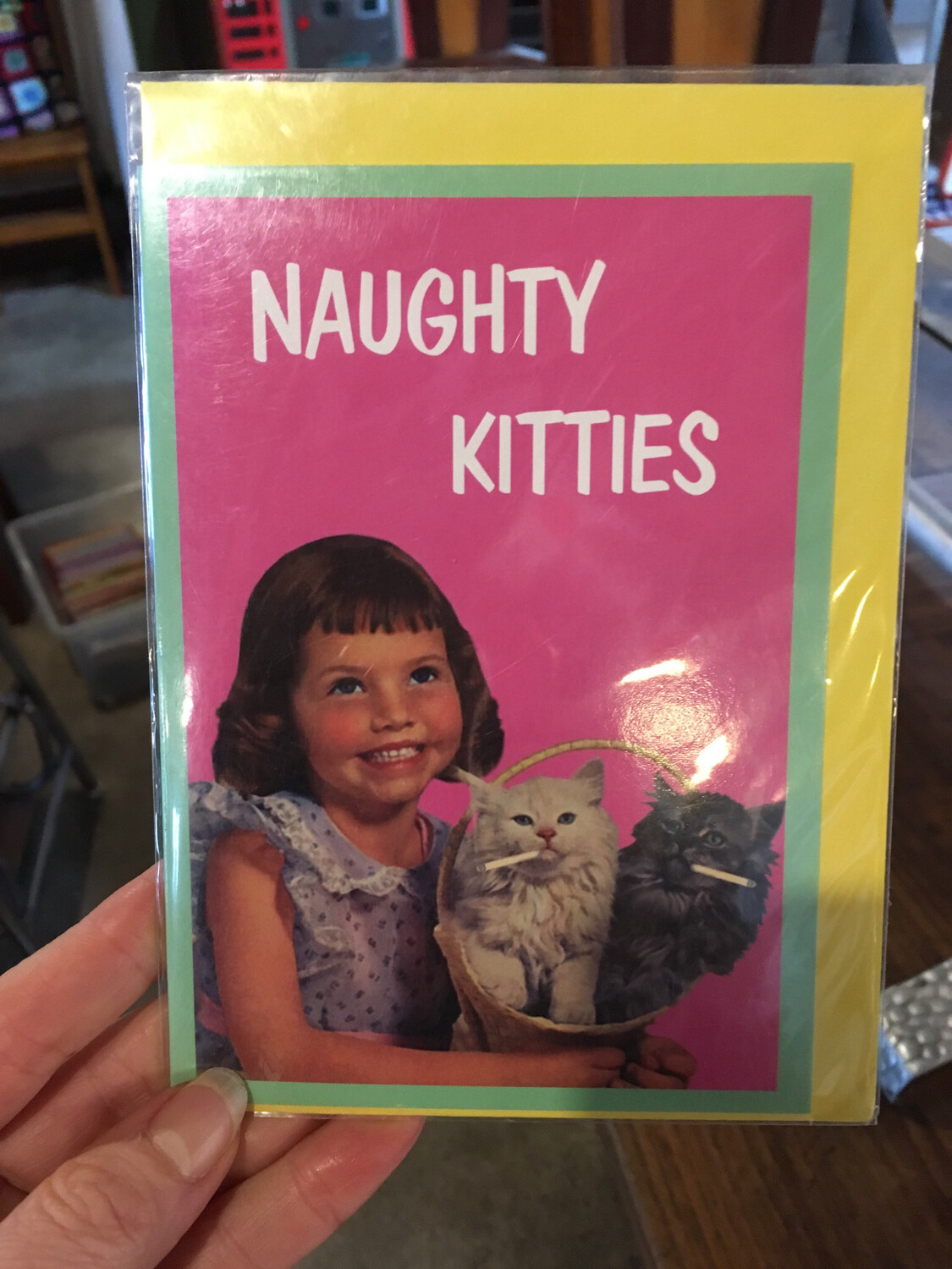 Naughty Kittens Card
