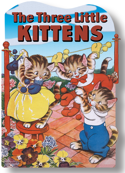 The Three Little Kittens Book Vintage Reproduction Children’s Book