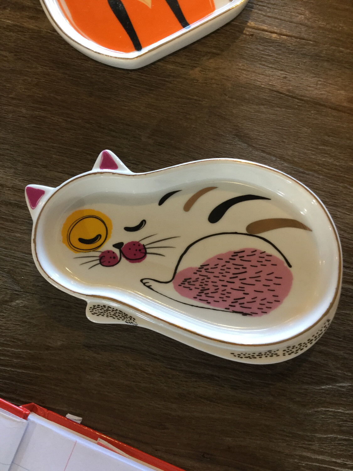 Cat Trinket Dish Sleeping Urban Products